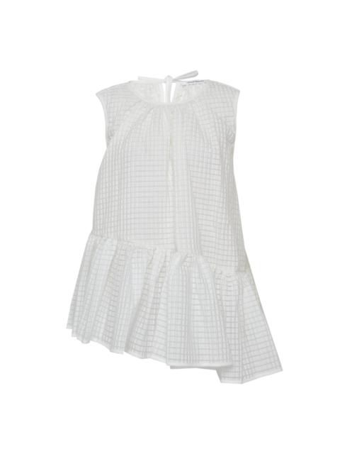 CECILIE BAHNSEN Sleeveless Top With Assymetric Hem