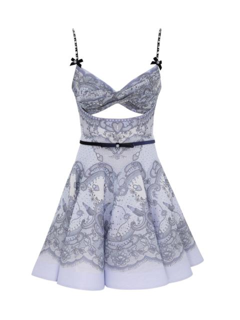 Zimmermann CRUSH TWIST FRONT MINI DRESS