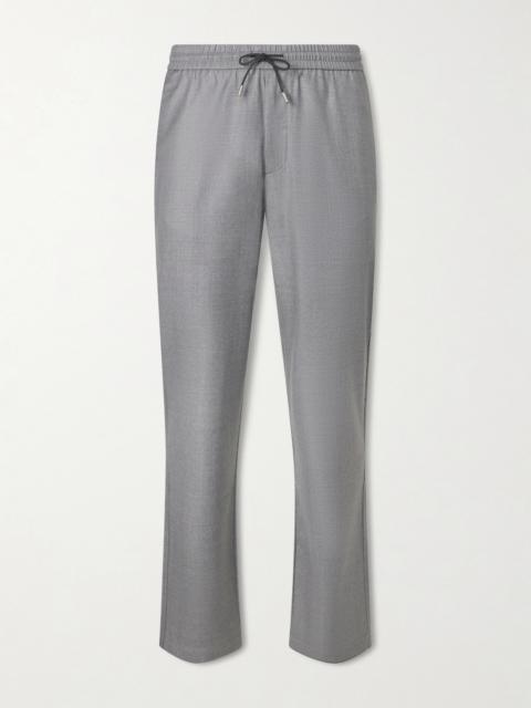 SEASE Summer Mindset Straight-Leg Virgin Wool Drawstring Trousers