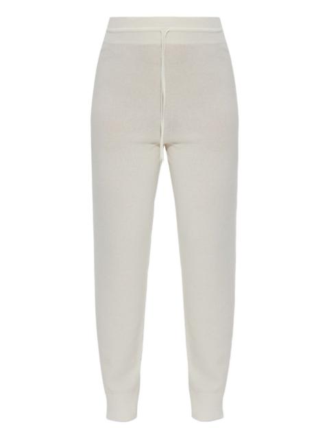 FABIANA FILIPPI ribbed-knit drawstring trousers