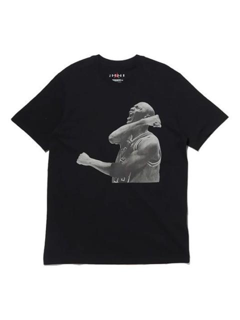 Jordan Air Jordan Breathable Round Neck Short Sleeve Black CN3589-010