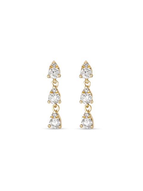STONE AND STRAND Perfect Pear Diamond Drop Earrings