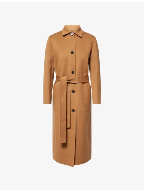 Theory Belted Regular-Fit Wool And Cashmere Coat