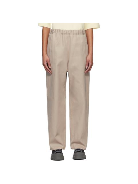 SOFIE D'HOORE Taupe Plof Trousers