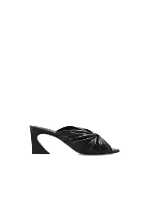 FENDI Arco twisted-upper leather sandals
