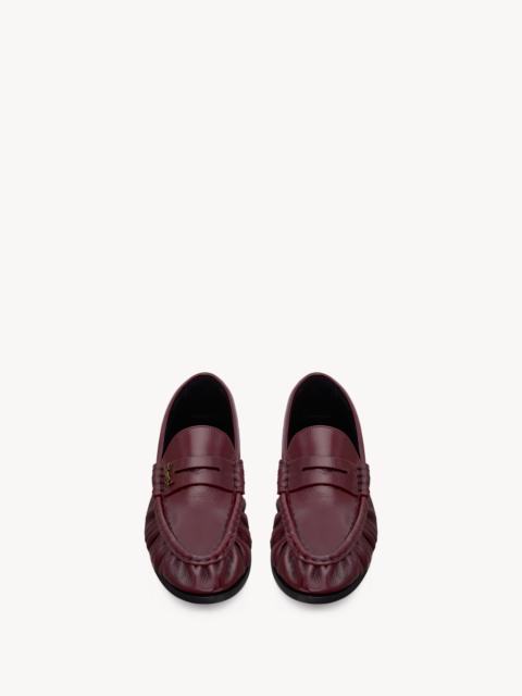 SAINT LAURENT LE LOAFER SUPPLE IN SMOOTH LEATHER