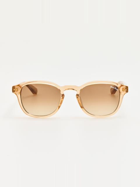 LINDA FARROW Kim Sunglasses in Honey