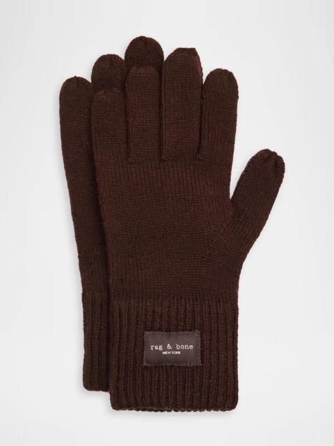 rag & bone Blake Wool-Blend Tech Gloves