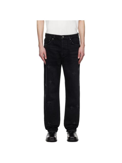 Ksubi Black Anti K Nirvana Plus Trashed Jeans