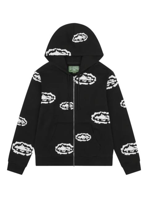 DENIM TEARS x Corteiz wreath-print cotton hoodie