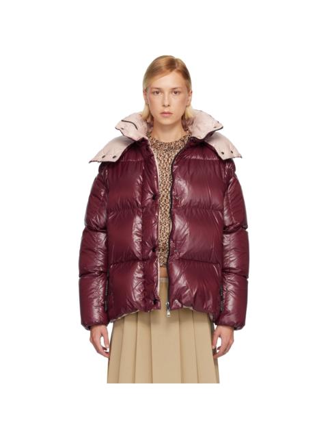 Moncler Pink Parana Hooded Short Down Jacket