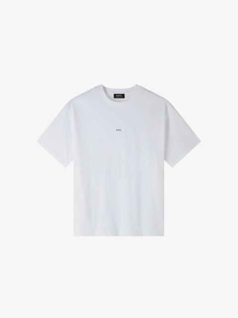 A.P.C. BOXY MICRO LOGO T-SHIRT