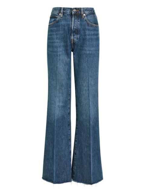 FRAME Frame The Lax Frayed Denim Jeans