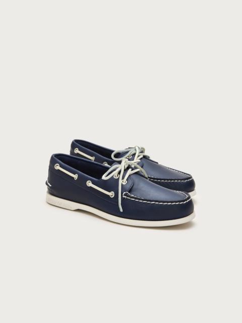 SPERRY Sperry® X J.Crew Authentic Original unisex two-eye boat shoes in leather