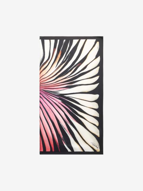 Roberto Cavalli Ray Of Paradise Print Silk Stole