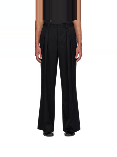 KING & TUCKFIELD Black Wide-Leg Trousers