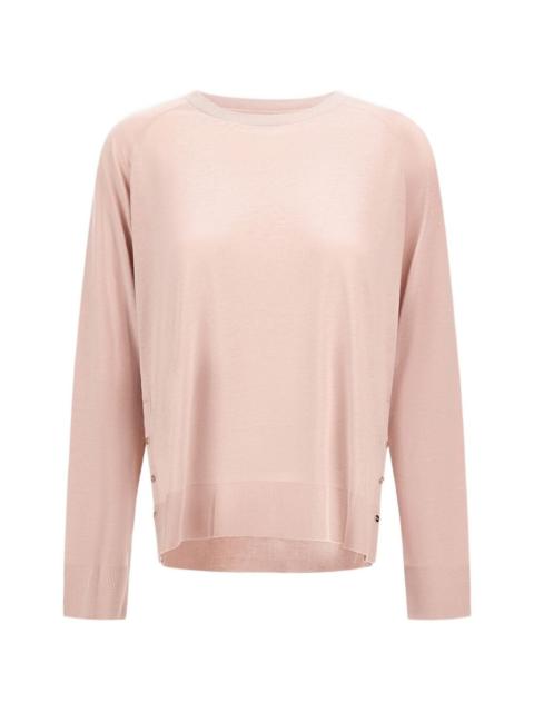 Herno raglan-sleeve press-stud sweater