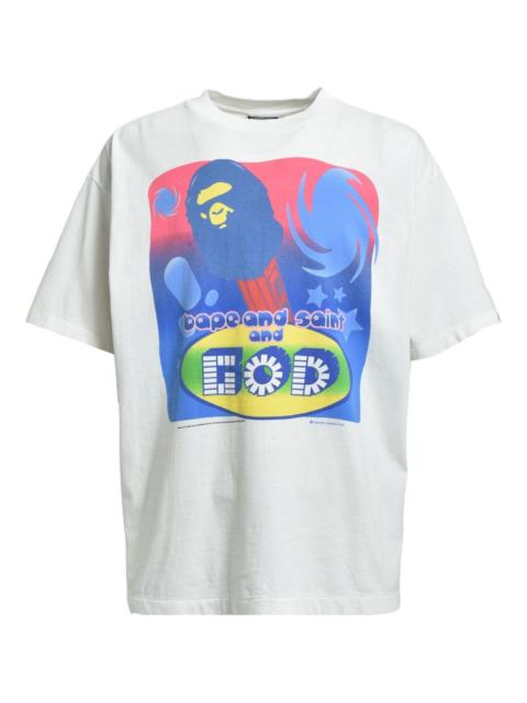 SAINT M×××××× x Bape cotton T-shirt