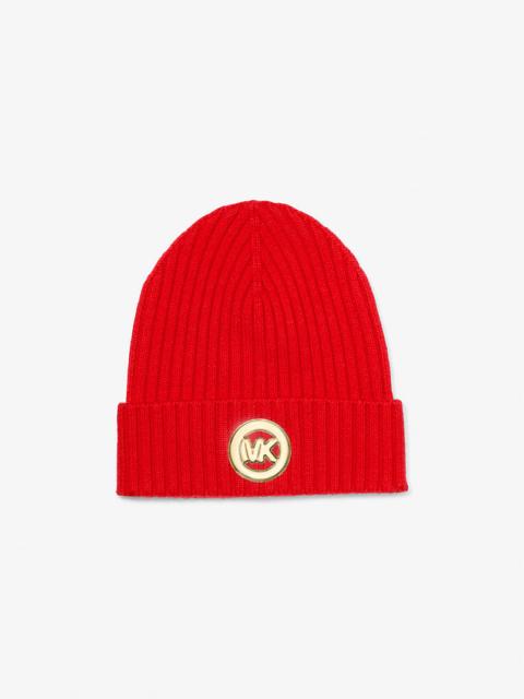MICHAEL KORS Ribbed Wool Beanie