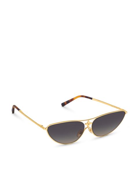 Louis Vuitton - LV Jewel Cat Eye Sunglasses - Metal - Gradiant Blue - Size: U - Luxury