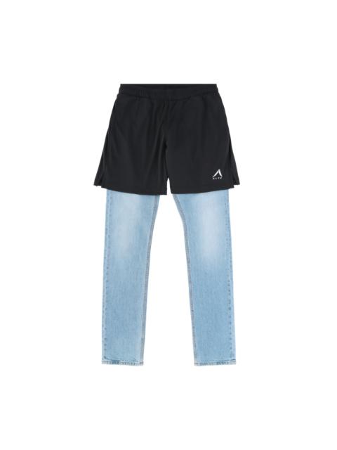 1017 ALYX 9SM SKINNY JEAN WITH MESH SHORT