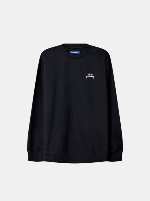 A-COLD-WALL* Burcham Logo Crew Black