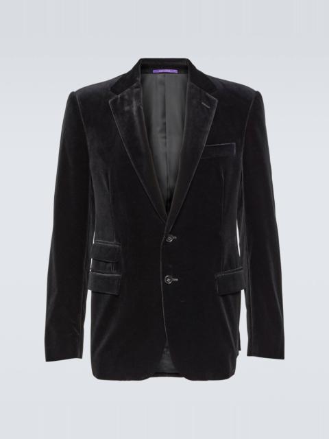 Ralph Lauren Cotton velvet suit jacket
