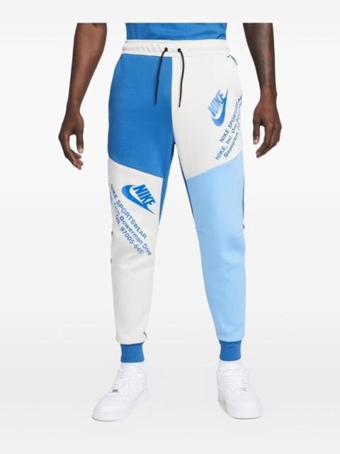 Nike panelled fleece track pants