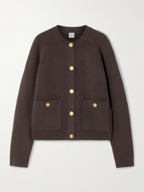 TOTEME Ribbed Wool-blend Cardigan