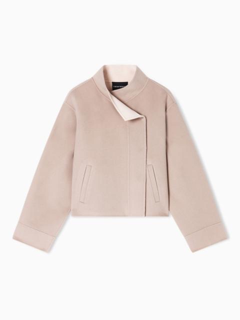 EMPORIO ARMANI BLOUSON IN WOOL CLOTH