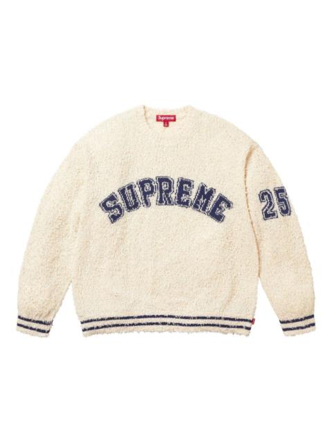 Supreme crew-neck textured sweatshirt