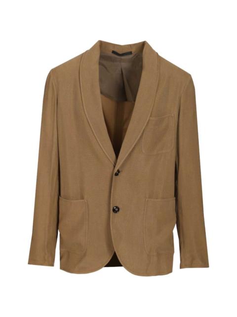 GIORGIO ARMANI notched pocket blazer