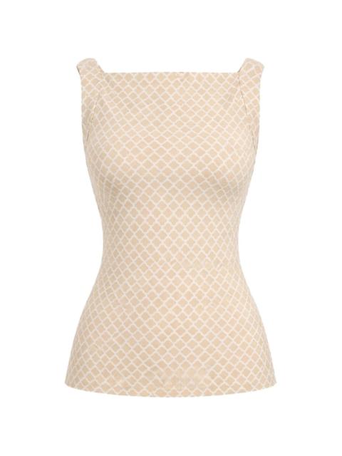 Reformation patterned tank top