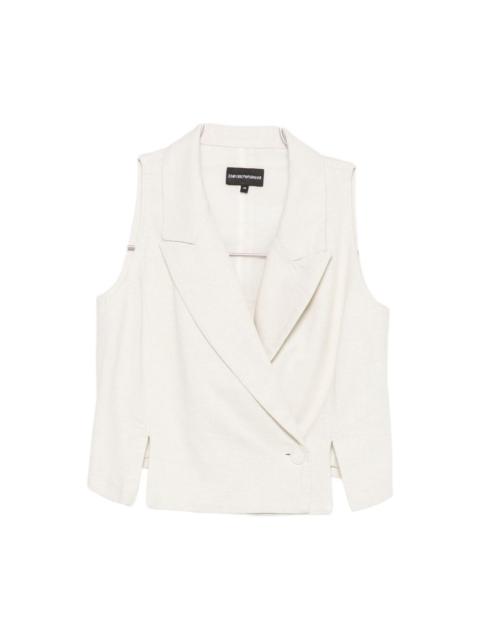 EMPORIO ARMANI Cotton blend blazer jacket