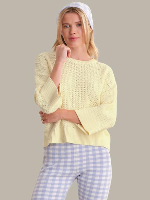 525 america Suki: Pointelle Cotton Oversized Sweater