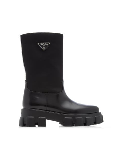 Leather Boots black