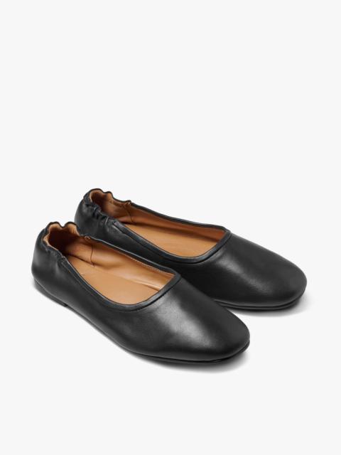 beek Swan Leather Ballet Shoe