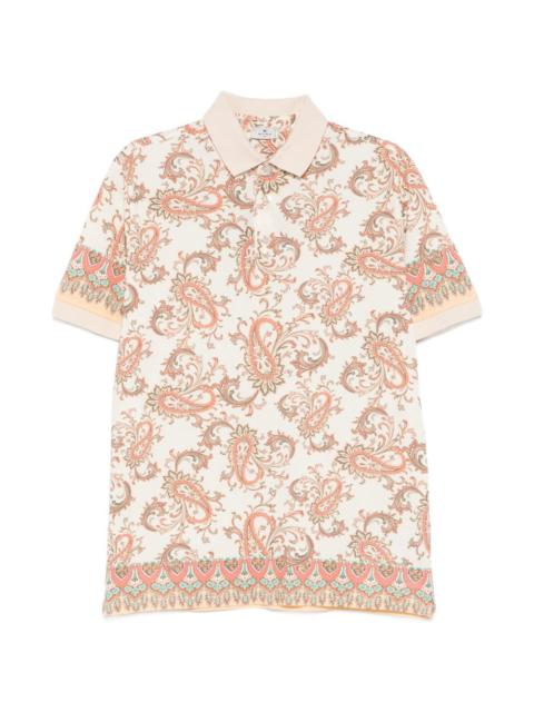 Etro paisley-print polo shirt