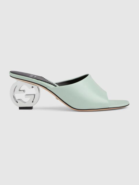 GUCCI Women's Interlocking G heel sandal