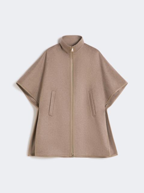 Max Mara Cashmere zibeline cape - BROWN