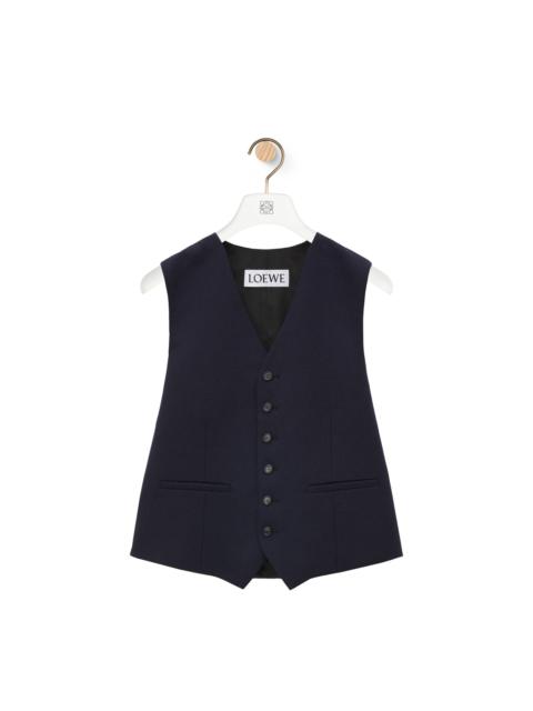 Vest in wool