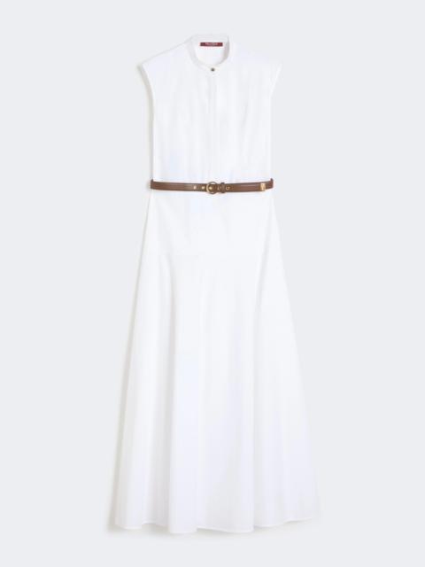 Max Mara Cotton poplin circle dress - OPTICAL WHITE