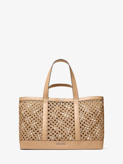 MICHAEL KORS Whitley Medium Hand-Woven Tote Bag
