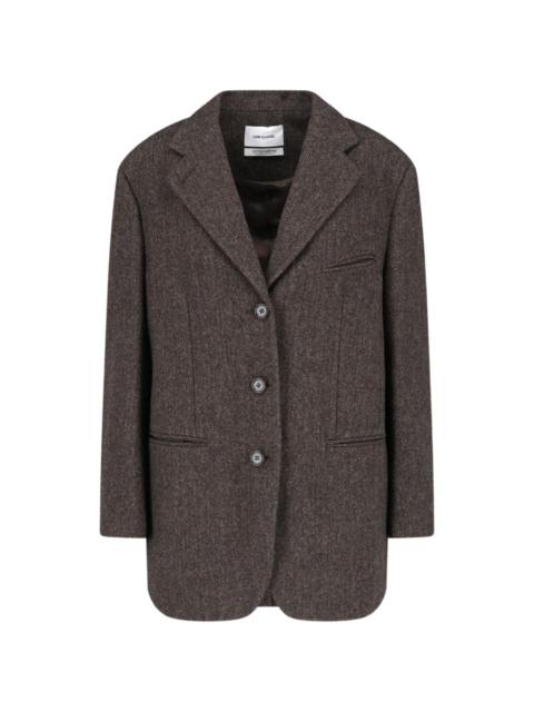 LOW CLASSIC herringbone-pattern wool blazer