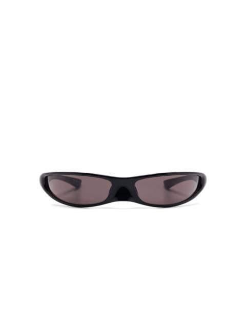 BALENCIAGA rectangle-frame sunglasses