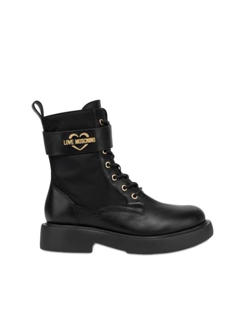 Moschino lace-up boots