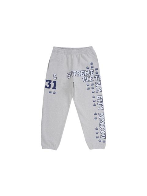 Supreme Supreme League Champs Sweatpant Ash Grey