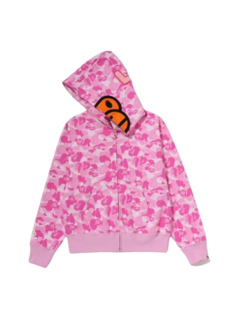 A BATHING APE® (WMNS) A Bathing Ape Baby Lisa Abc Camo Full Zip Hoodie 'Pink' 2M20-215-301-PNK