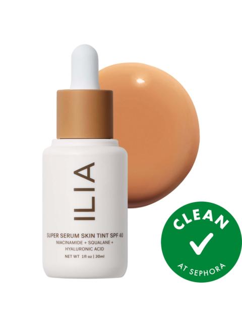 ILIA Beauty Super Serum Skin Tint SPF 40 - Hydrating Foundation
