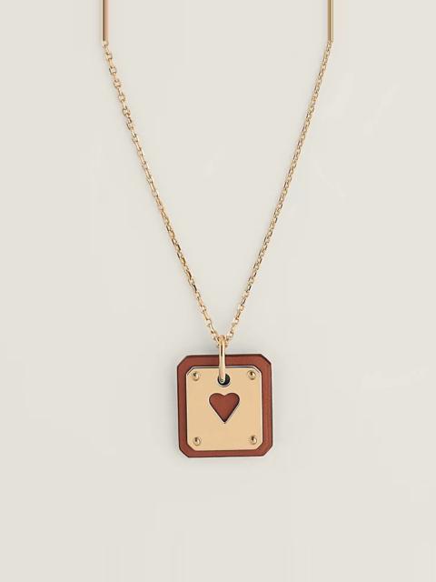 Hermès As de Coeur pendant, small model